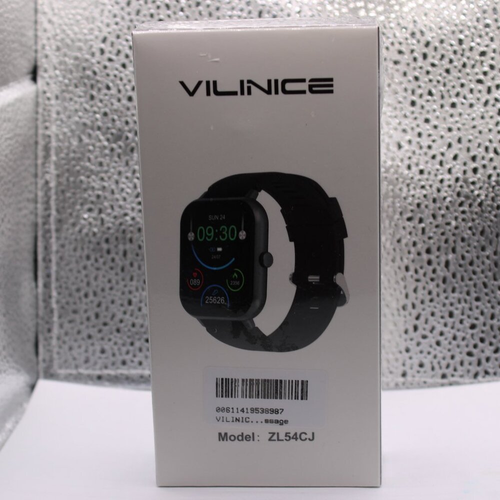 110251-ILINICE Smart Watch for Men, 1.83" Touch Screen Fitness Tracker, IP68 Wat